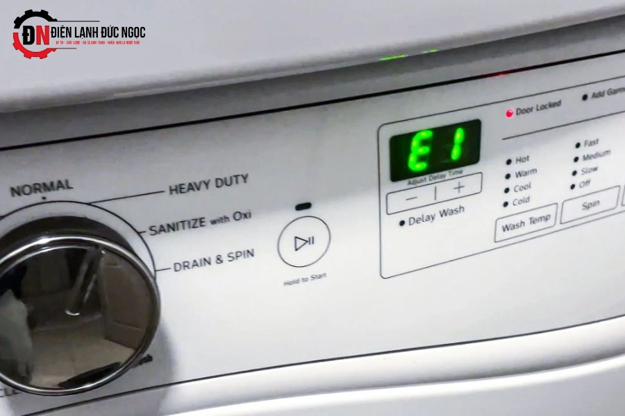 Nguyên Nhân Máy Giặt Báo Lỗi E1 Và Cách Khắc Phục