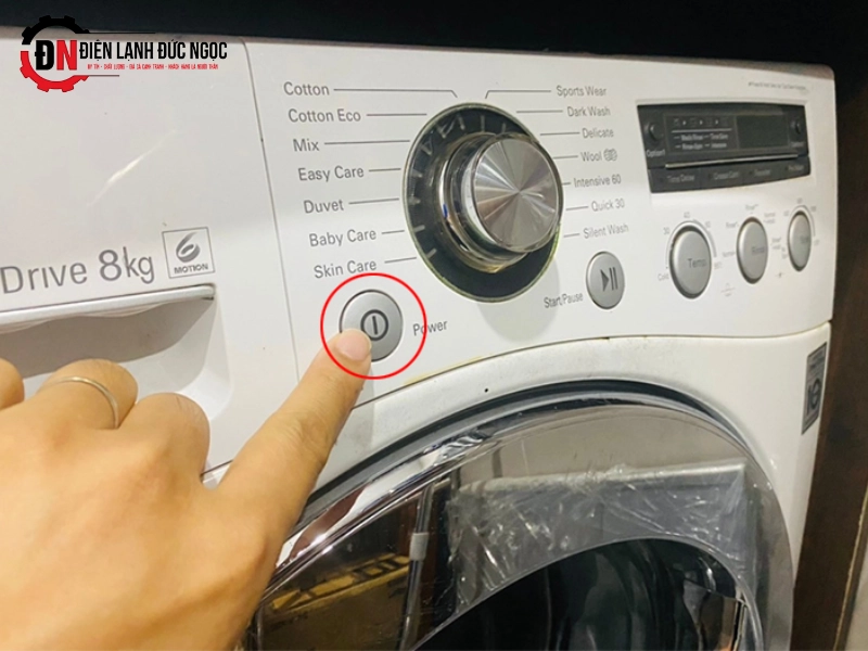 Reset lại máy giặt 